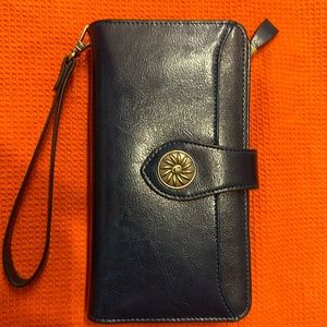 Beautiful teal wristlet